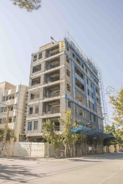 عکس صنعتی نمای ساختمان طرح رومی مشهد