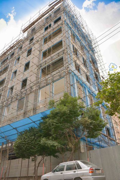 عکس صنعتی نمای ساختمان ساده و شیک مشهد